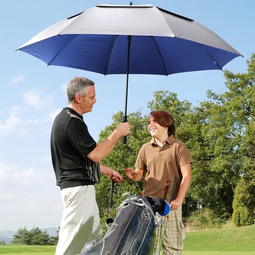 Vented 68'' Golf/Beach Umbrella – Stylish UV Protection for Outdoor Events - Picture 11 of 11