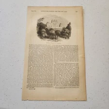 The Royal Observatory Greenwich England c. 1848 Engraving (267)