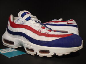 red white and blue 95 air max