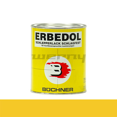 Büchner Erbedol John Deere gelb 87 Lack Farbe Kunstharzlack SL1360 750ml