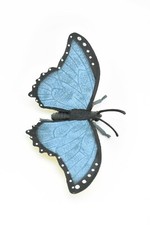 Butterfly, Blue Morpho, Realistic Very Nice Rubber Replica  8"  CWG86 B153