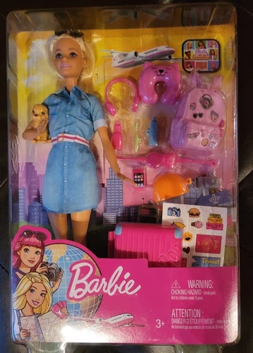 Barbie Dream House Adventures Travel 12"" Puppe & Welpe Spielset Neu/VERSIEGELT/NEU IM VERPACK!!!!