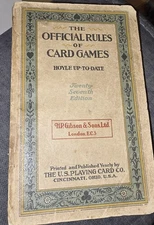 1931 The OFFICIAL RULES OF CARD GAMES  HOYLE UP TO DATE;  (28)