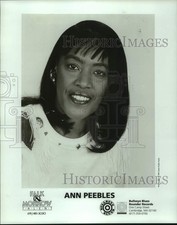 Foto de prensa 1991 Ann Peebles, cantante y compositora de blues y soul. - nop71183
