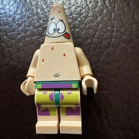 Lego Spongebob Patrick Star Minifigure Tongue Out 3833 Krusty Krab Bob022