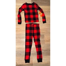 Boy plaid pajama set size 6