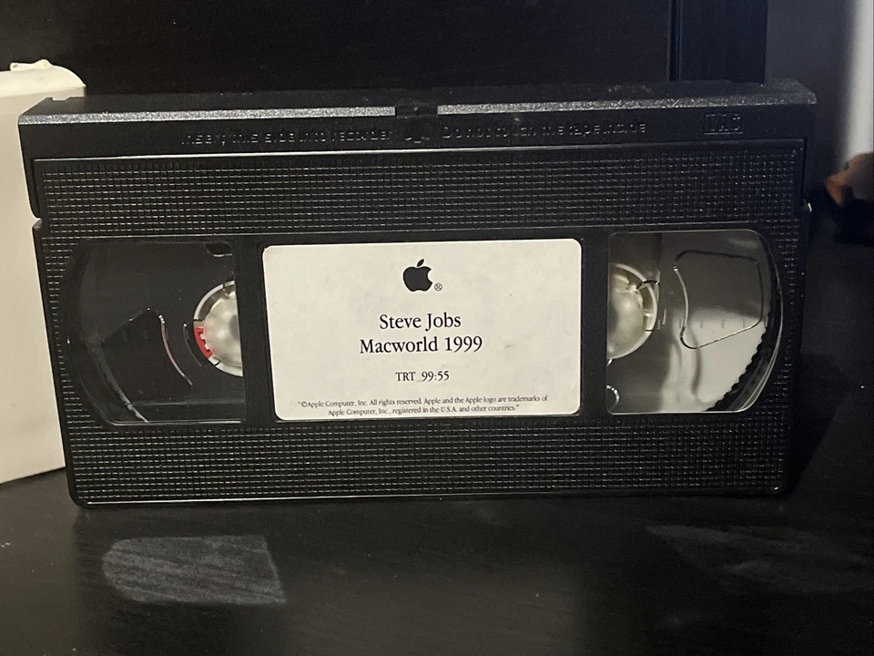 Steve Jobs Macworld 1999 Apple VHS TR-99:55 RARE 100% Collectible - Image 4 of 4