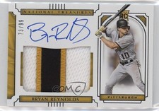2019 Panini National Treasures 73/99 Bryan Reynolds #54 Auto z7j