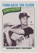 1977 Topps Turn Back the Clock Carl Yastrzemski #434 HOF 3n4