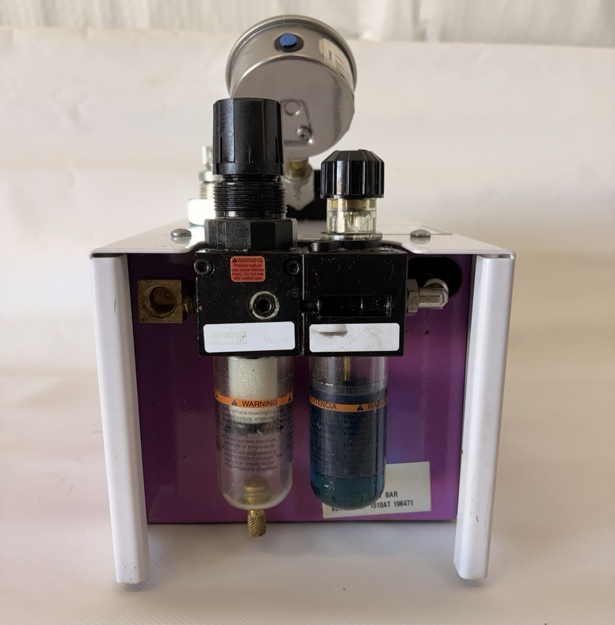 Hytec SPX # 100191 Model F Pneumatic Air Hydraulic Pump – 1500 PSI / 105 BAR