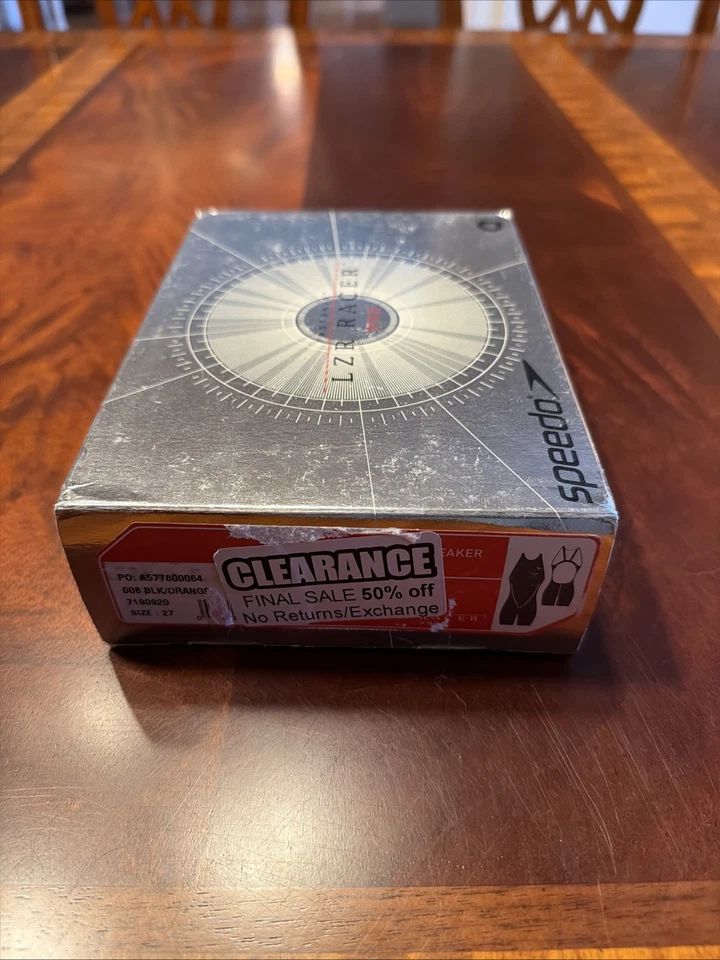 Nuevo con etiquetas Traje Speedo LZR Pro Kneekin Tech Negro/Naranja Talla 27 Foto 4 de 4