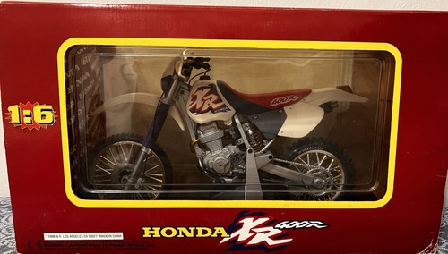 Vintage 1:6 Scale Honda XR 400R Dirt Bike Diecast Motorcycle New-Ray US In Box - Picture 5 of 7
