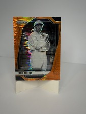 2025 Panini Prizm - Eddie Collins, Eddie Collins #93 Orange Pulsar Prizm 324/399