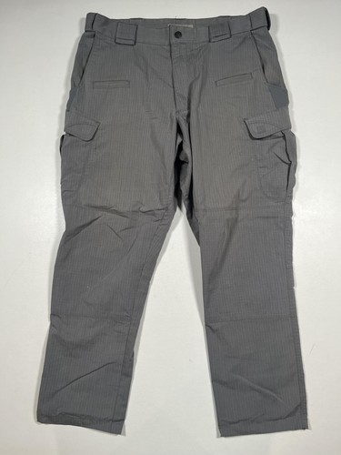5.11 Tactical Pants Mens 34x32 Gray Cargo Ripstop Tactical Workwear Outdoor Read