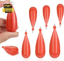 6 PCS Fishing Practice Plugs 6 Sizes Bait Casting Practice Plug Soft PVC Bait Ca