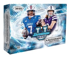 2025 BOWMAN UNIVERSITY BEST U HOBBY BOX (4 AUTOS) Football