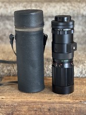 Sears Auto Tele-Zoom 90 230mm Long Camera Lens f:4.5 With Leather Case