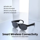 AI Smart Bluetooth Glasses–Stereo OWS Audio, Cycling Sunglasses with Translator