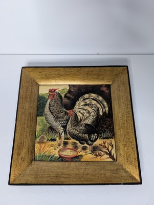 Hen Plate Hand Painted Tam San Designs QC35 