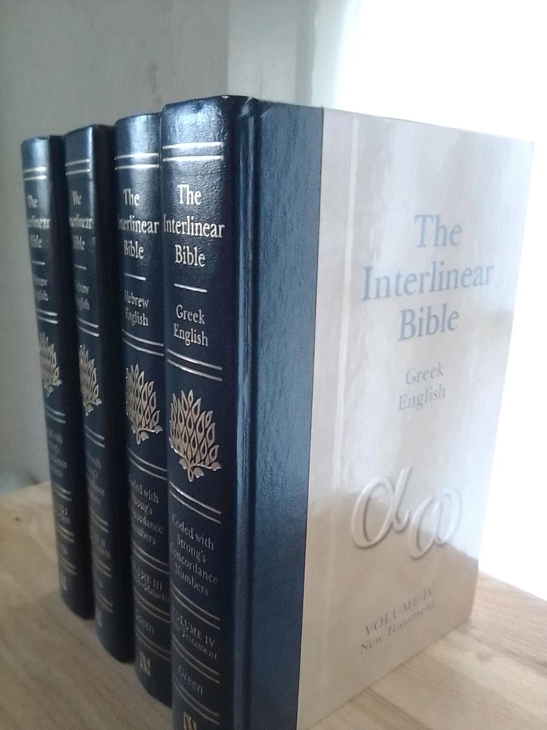 The Interlinear Bible 4-Volume Set Hardcover