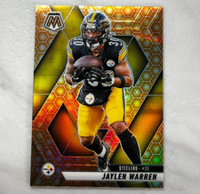 2025 Jaylen Warren 🍯 Honeycomb Prizm CASE HIT SP 🔥 Panini Mosaic #144 Steelers
