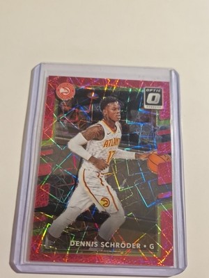 Dennis Schröder /79 2017-18 Panini Donruss Optic Pink Velocity Prizm Nba   #2