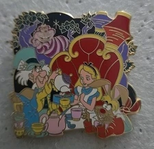 Shoppings Classic Series Le 250 Mad Tea Party Alice In Wonderland Pin Cheshire