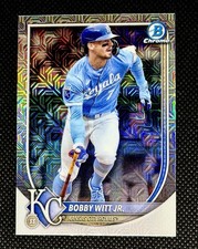 BOBBY WITT JR 2025 Bowman Chrome Mega Box Mojo Refractor #7 Kansas City Royals🔥