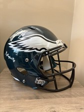 Signed Miles Sanders Philadelphia Eagles F/S Speed Rep Helmet JSA Penn State