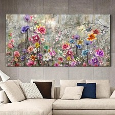 Abstract Colorful Flower Canvas Painting Canvas Wall Art Home Decor Wall Picture