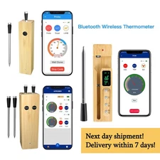 Bluetooth Wireless Smart Meat Thermometer Digital w/ APP Oven 700FT US