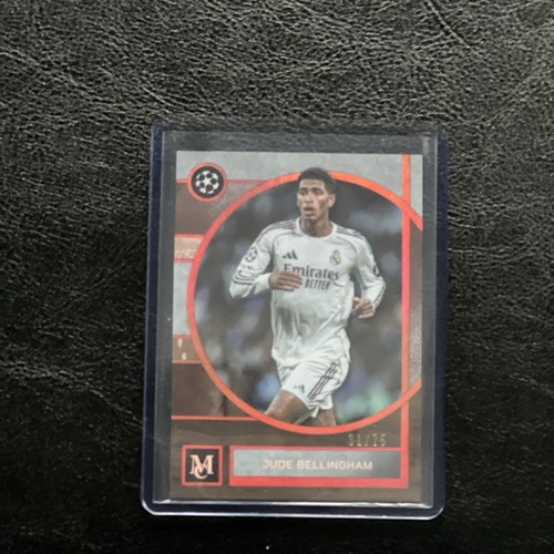 2025-26 Topps Museum UEFA Jude Bellingham Ruby Parallel /75 #76 Real Madrid