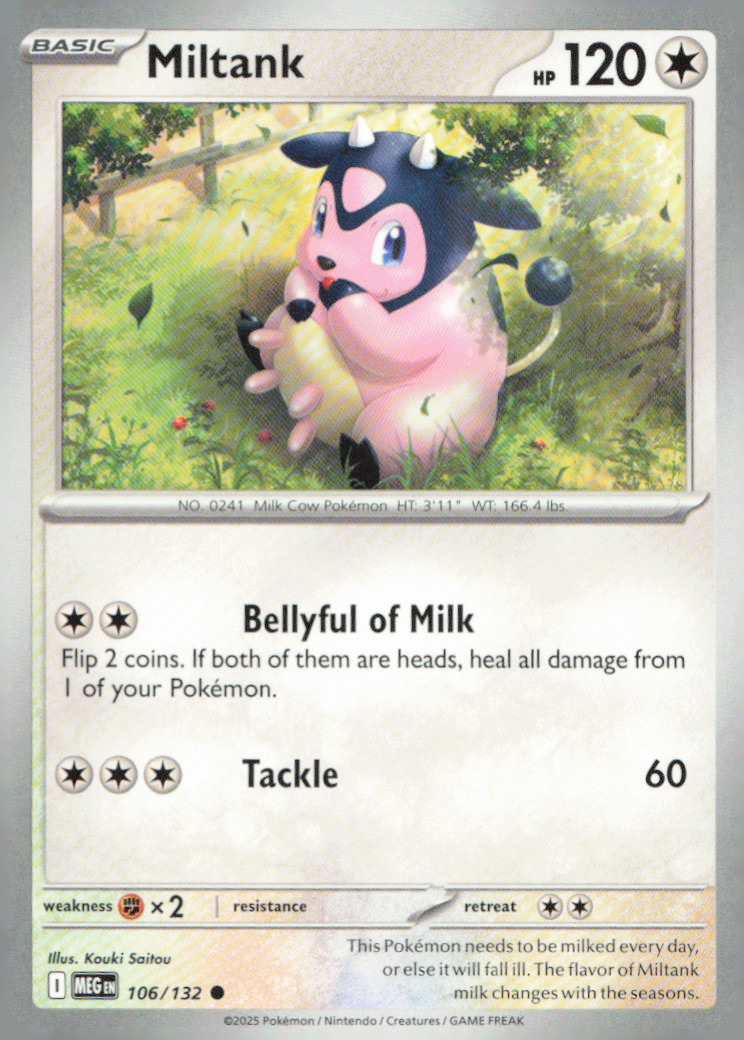 Miltank Common ME01: Mega Evolution 106/132 NM