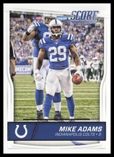 2016 Score #146 Mike Adams Indianapolis Colts Football Card