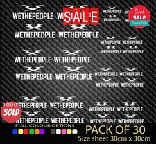 Wethepeople Vinile Decalcomania Adesivi Foglio Telaio Bici Ciclismo Bicicletta x30 NUOVO