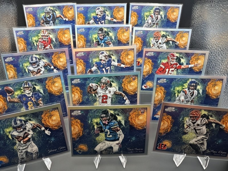 LOT-2025 Topps Cosmic Chrome (15) Stars In The Night-Patrick Mahomes,Josh Allen+