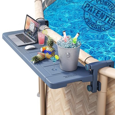 POOLHACKER Poolside Bar, [Original] 38.5 x 11.7 x 17.24 inches, Phantom Gray
