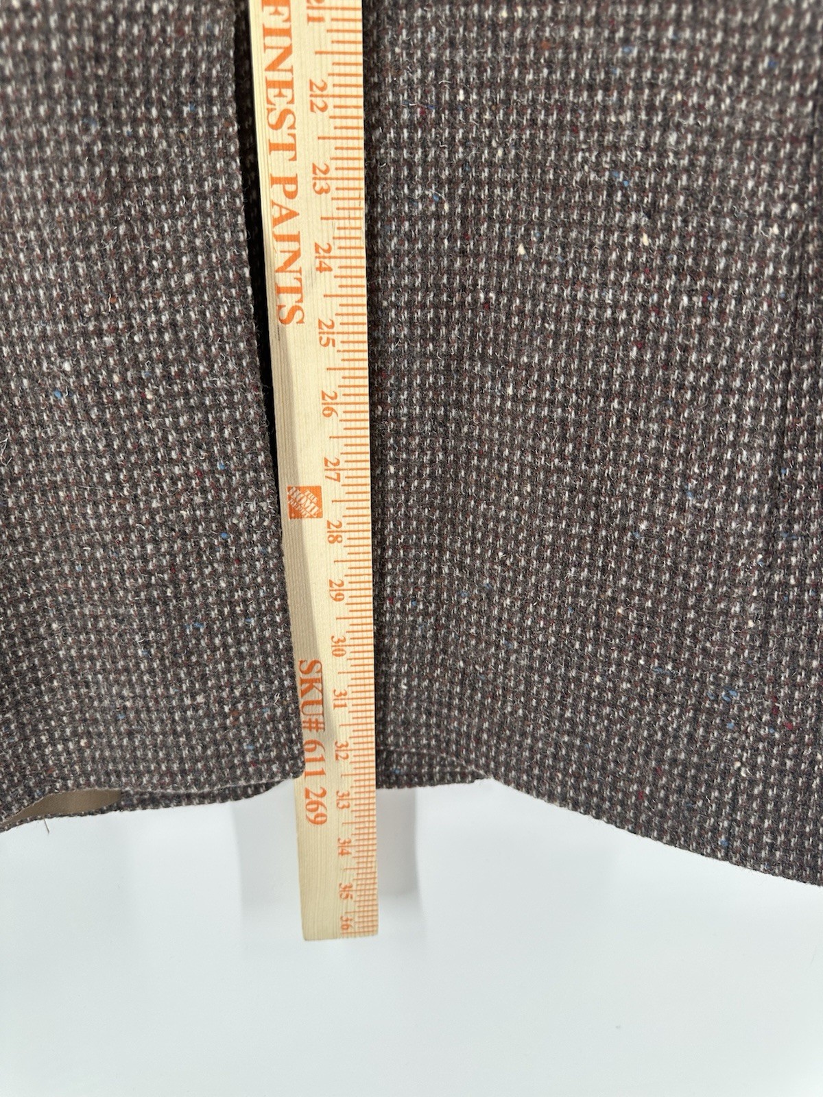 Pendleton Herringbone Tweed Wool Blazer Gray Conf… - image 12