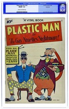 Plastic Man 2 CGC 7.0 Rockford 1944 0055937012