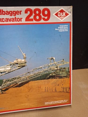 Excavadora de rueda de pala Revell 8813 O&K Bucket Wheel Excavator 1:200 excavadora kit antiguo - Imagen 4 de 11