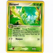 Metapod Uncommon FireRed & LeafGreen 39/112 NM on eBay