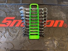 Snap-on Tools Oexs709b 9pc Sae Short Wrench Set 12 Pt Green Snap On Wrench Rack Snap-on Tools Oexs709b 9pc Sae Short Wrench Set 12 Pt Green Snap On Wrench Rack