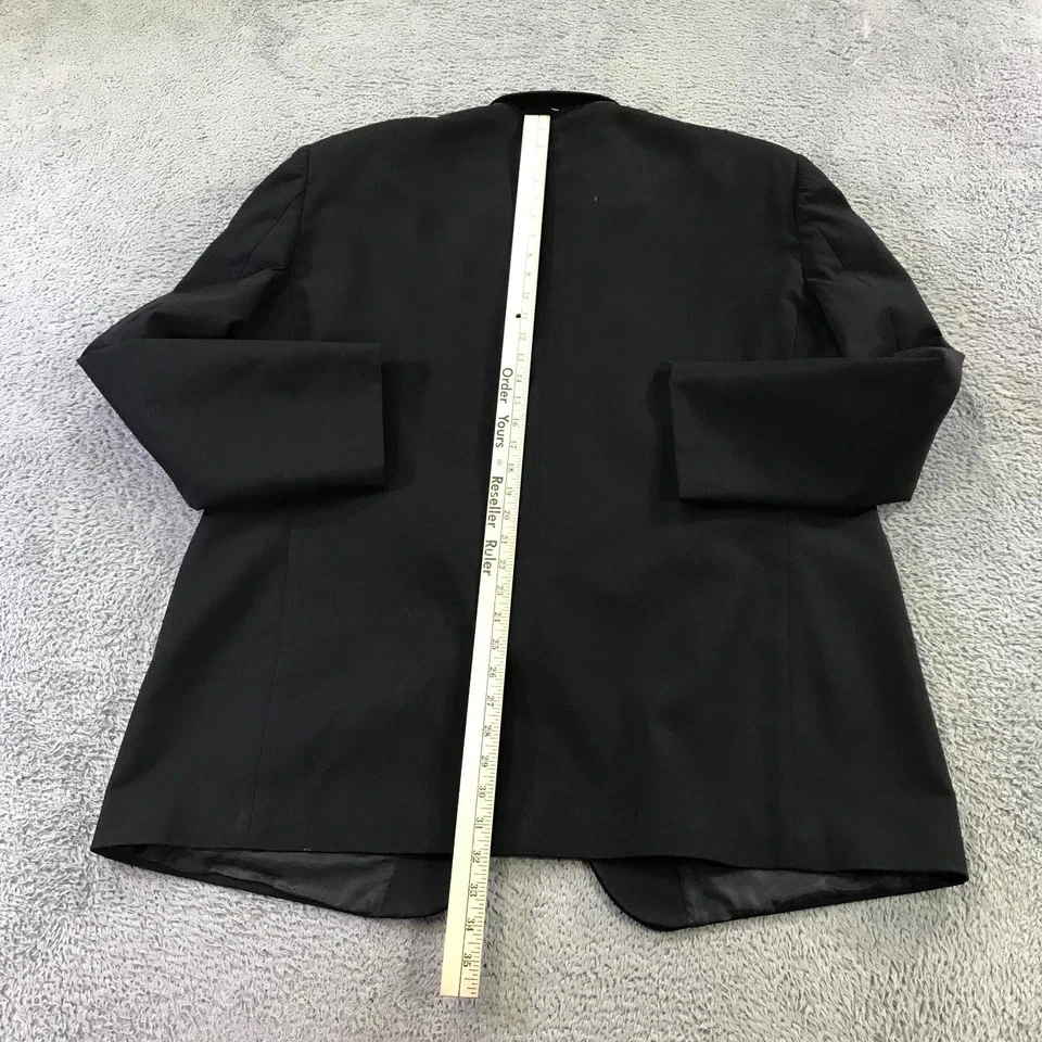 Ralph Lauren Blazer Para Hombres 48 R Esmoquin Negro Deportivo Abrigo Traje Chaqueta Reloj Negro Foto 3 de 4