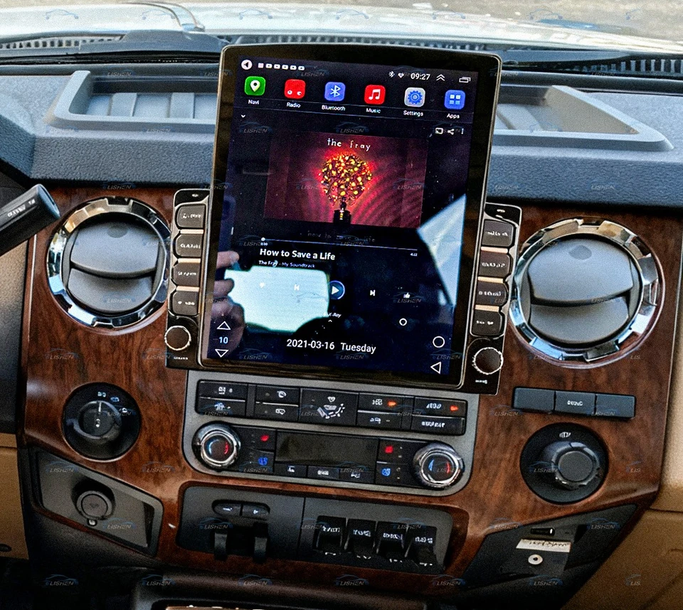 Radio estéreo para coche 9,7" Android 15 Carplay NAVI FM Ford F-250 Super Duty 2005-2016 Foto 2 de 4