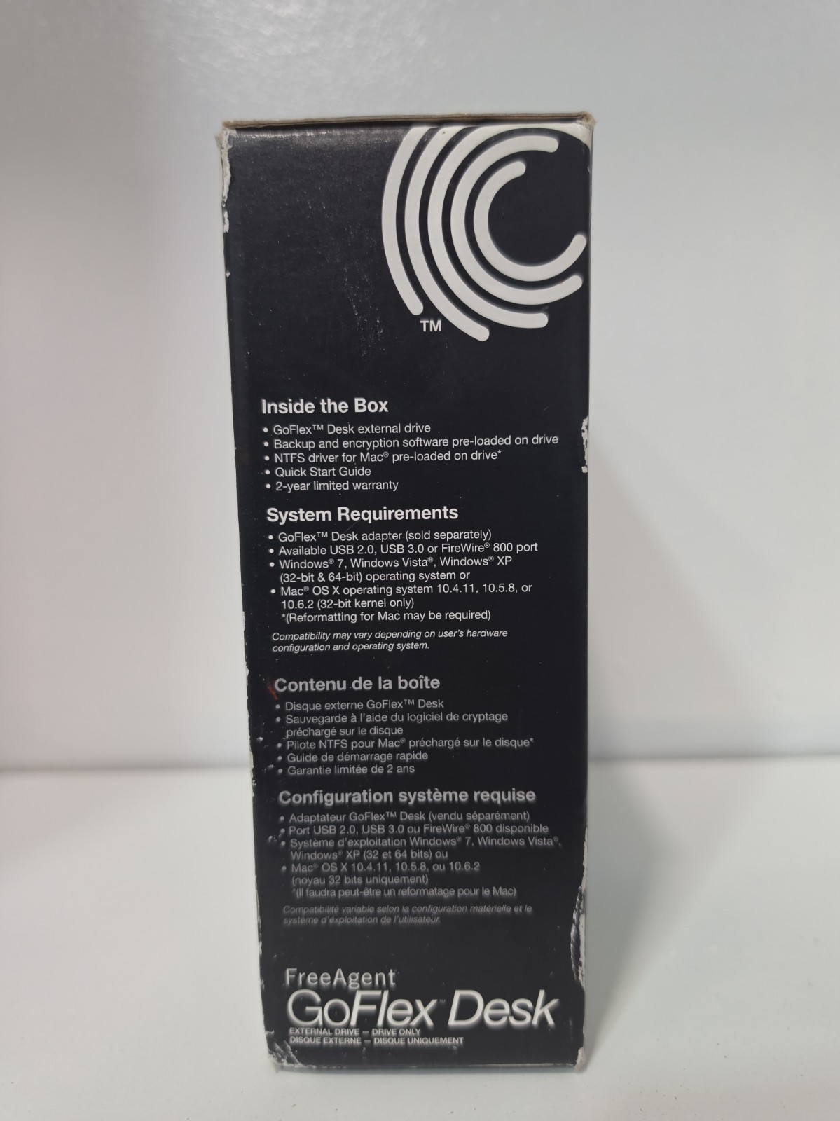Disco duro externo Seagate Free Agent GoFlex Desk 1 TB para PC y Mac, solo unidad, imagen 2