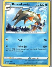 Barraskewda 053/192 Rare Rebel Clash Pokemon Near Mint