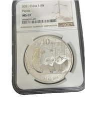 Chinese Panda MS 69 Graded 2011 Silver Bullion Coins for sale | eBay