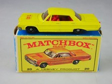 20c Chevrolet Impala Taxi - 32047 Matchbox Ruote Regolari