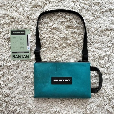 FREITAG F272 EDDIE Small Crossbody Messenger Bag Turquoise Blue Single Color ID