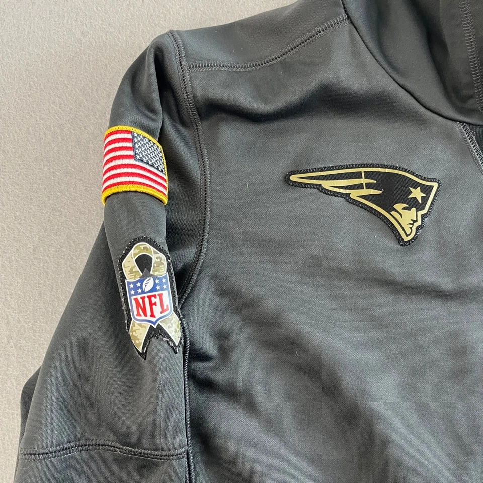 Sudadera con Capucha Nike Patriots Salute To Service NFL Gris Camuflada Niños XL Extra Grande Foto 4 de 4